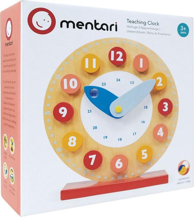 Actual product image Mentari Teaching Clock - (MT7304)
