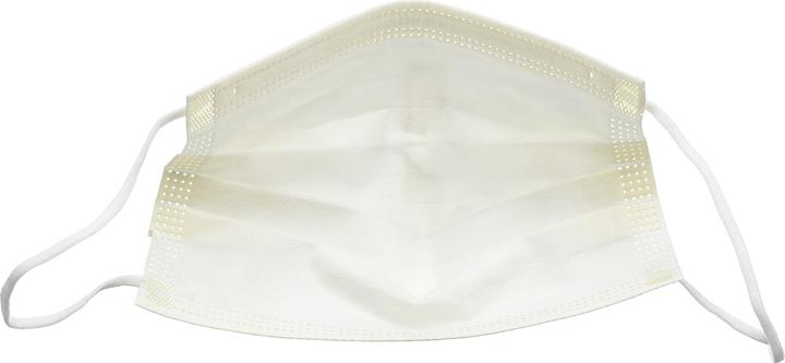 Image du produit VaSano Masque chirurgical extra type IIR allemand/français/italien/anglais jaune (Classe de protection 1, 50 x)