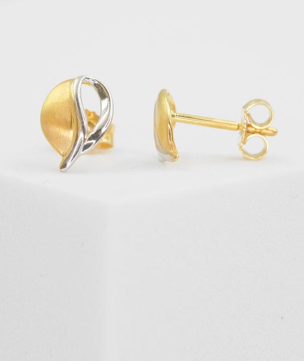 Produktbild Muau Ohrstecker (750, 18K Gelbgold, Weissgold)
