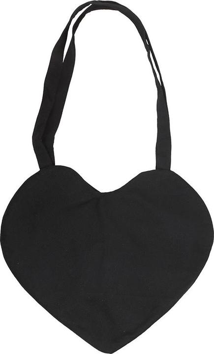 Produktbild Something Different Tragetasche Spinnennetz Herz Satin