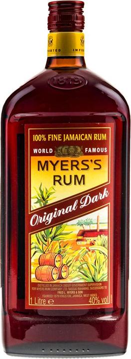 Image du produit Myers's Myers Rum Original Dark 40% Vol. 1l