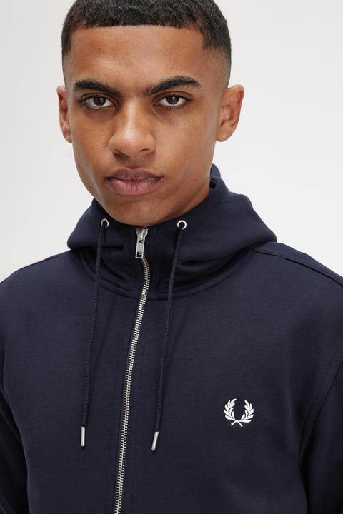 Produktbild Fred Perry Hooded Jacket Navy (S)