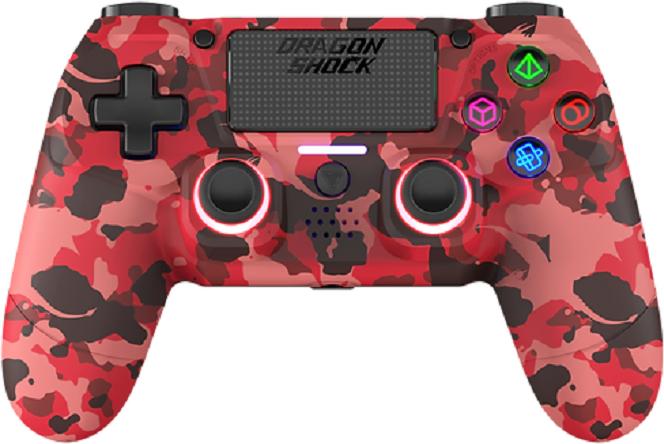 DragonShock Controller Miraz Wireless rot camo PS4 (PS4)