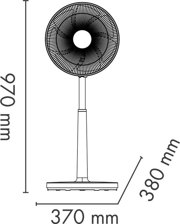 Actual product image Argo Table floor fan 61 db (61 dB)