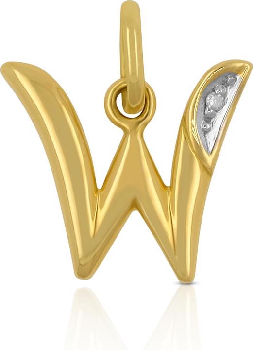 Actual product image Muau Letter (750/18 K Yellow gold)