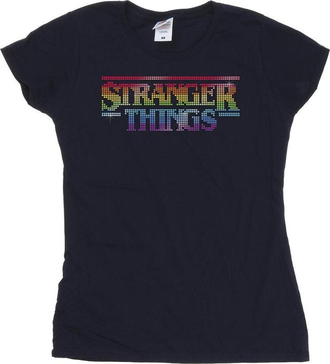 Image du produit Netflix - T-shirt STRANGER THINGS RAINBOW DOT LOGO - Femme (XL)