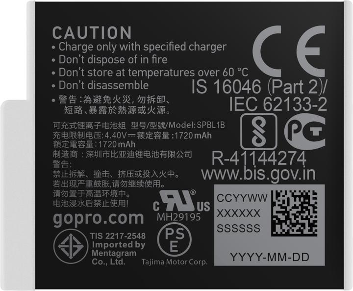 Produktbild GoPro Enduro 2 Pack (Hero 9, Hero 10, Hero 11, Hero 12)