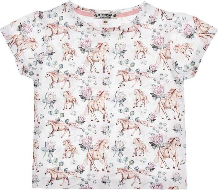 Bondi T-Shirt kurzarm mit Pferdemuster