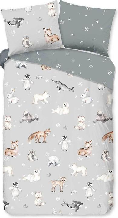 Good Morning Cira grey (Duvet cover, 135x200 cm + 80x80 cm)
