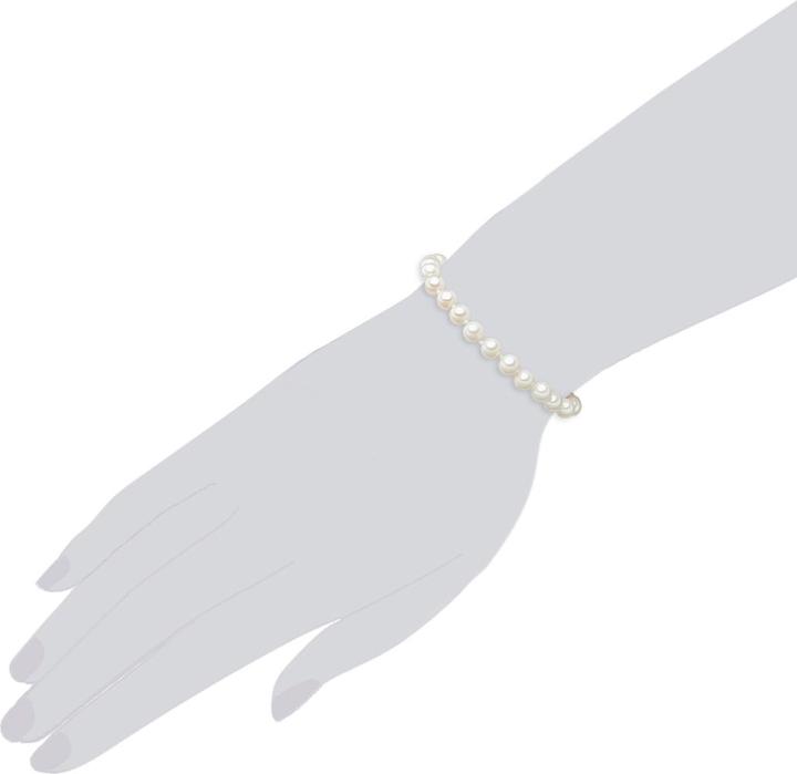 Image du produit Rafaela Donata Femmes argent sterling perle de culture argent - 30368 (17 cm, Argent Sterling)
