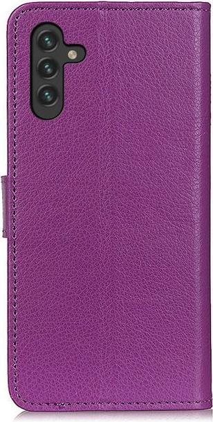 Actual product image MU Classic Litchi Leather Bookcover Series (Samsung Galaxy A13 5G, Samsung Galaxy A04S)