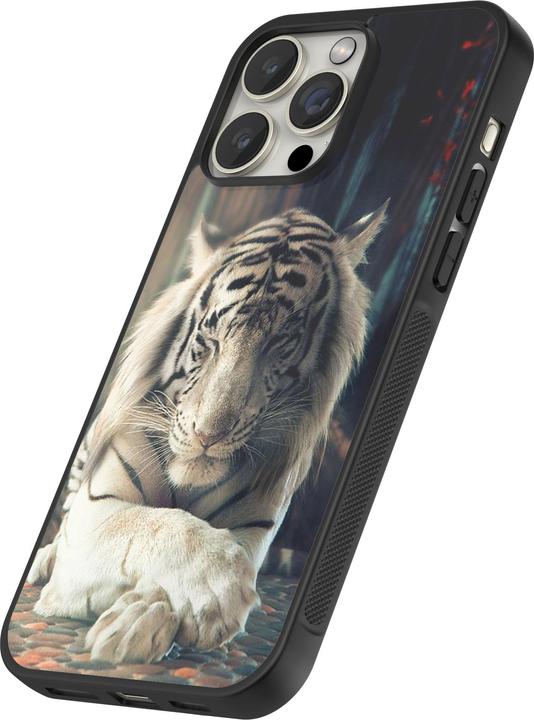 Actual product image PhoneLook Cover silicone black Zen Tiger (Apple iPhone 15 Pro Max)