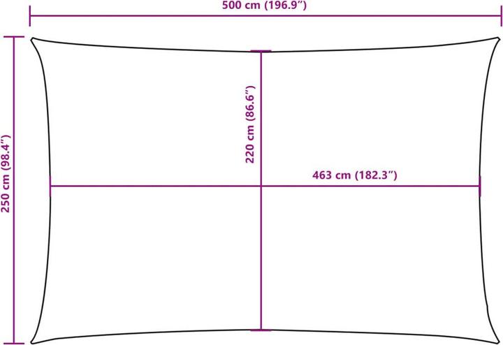 Actual product image VidaXL Nezhatok (250 x 500 cm)