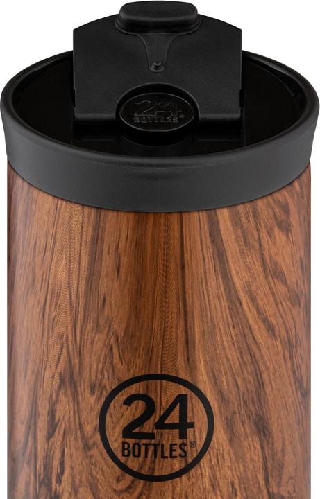 Actual product image 24 Bottles Thermo mug Travel Tumbler 0.35 l Sequoia Wood