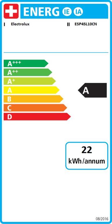 Label énergétique Electrolux Esp4sl10cn