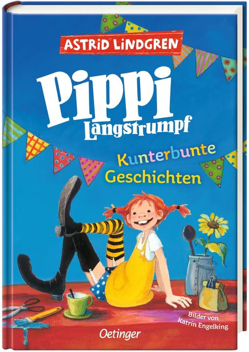 Immagine prodotto Pippi Langstrumpf. Kunterbunte Geschichten (Tedesco, Astrid Lindgren, Angelo Reatrino, Cäcilie Heinig, 2024)
