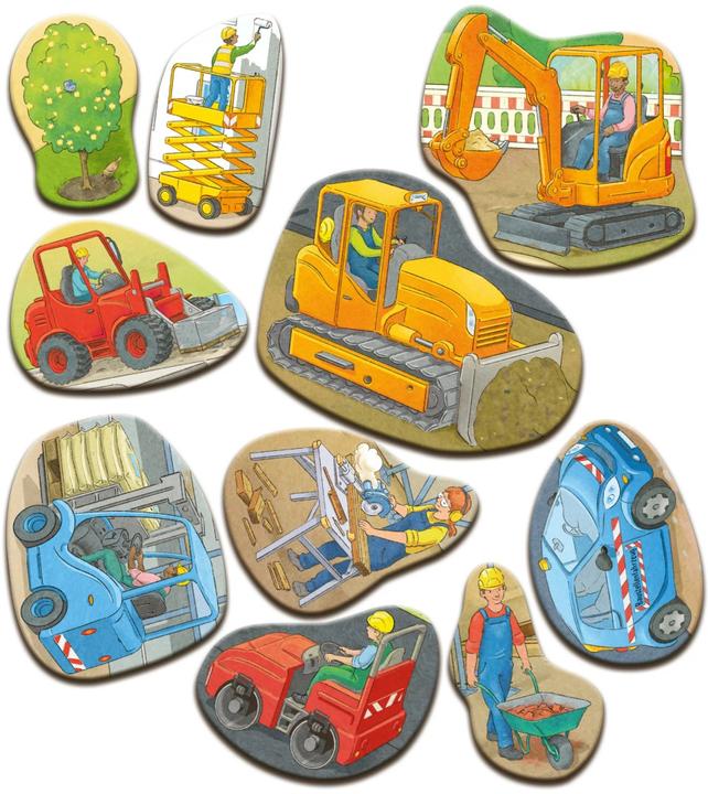 Actual product image Ravensburger Mein grosses Puzzle-Spielbuch: Baustelle (German)