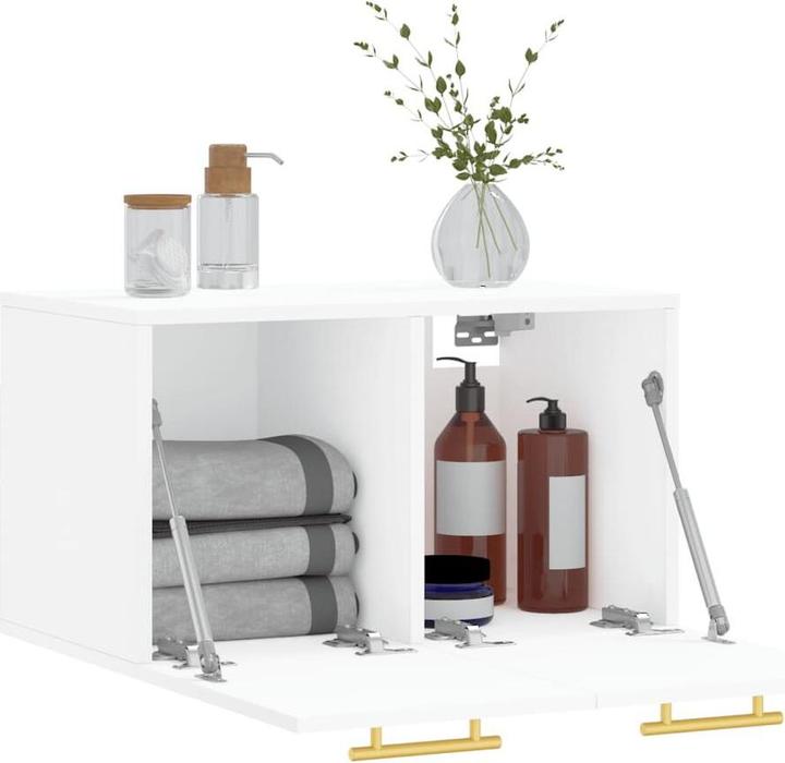 Produktbild VidaXL Wandschrank Weiss 60x36,5x35 cm Holzwerkstoff, Farbe (60 x 36,5 x 35 cm)