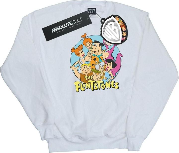 Actual product image The Flintstones Girls Group Circle Sweatshirt (116)