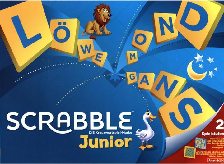 Actual product image Mattel Games Scrabble Junior (German)