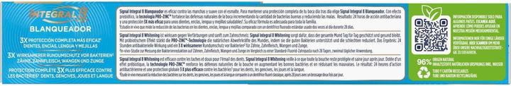 Energie-Label Signal Zahnpasta Integral 8 Whitening 75 ml (75 ml)