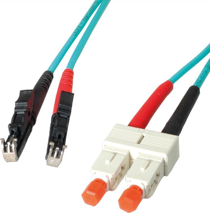 Leoni LWL-Patchkabel OM3 (S/FTP, CAT6a, 2 m)