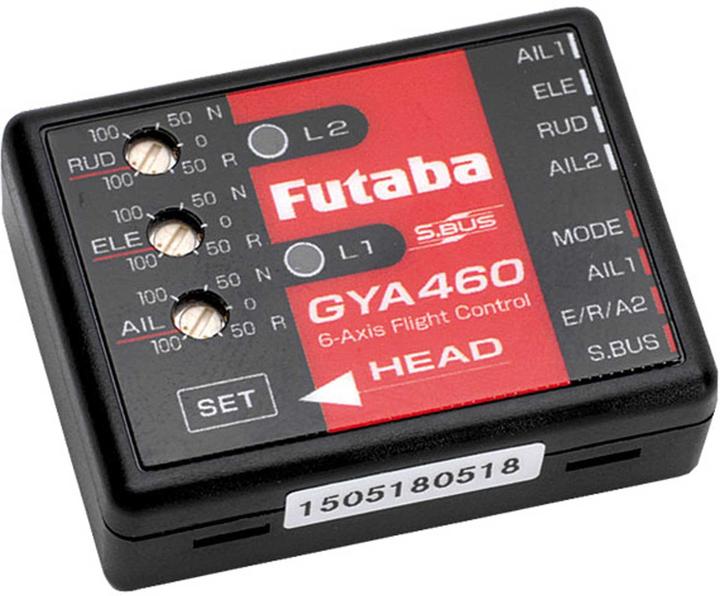 Futaba GYA460, avion gyroscopique à 6 axes