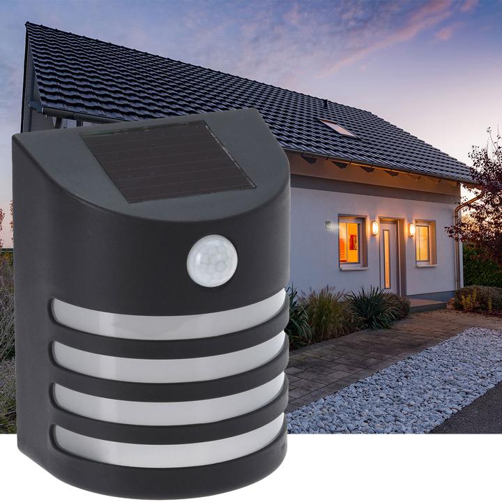 Produktbild ProGarden Solar-Aussenbeleuchtung mit PIR-Bewegungssensor (IP44)
