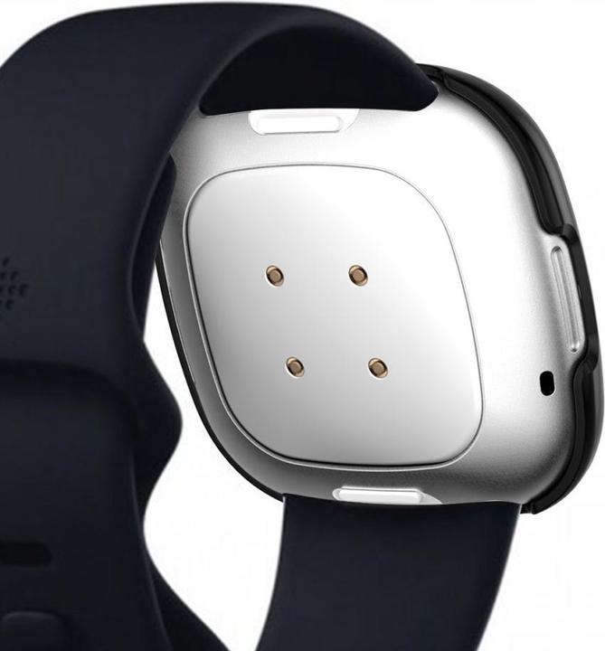 Produktbild Cover-Discount Fitbit Versa 3 / Sense - Glitzer Strass Schutz Case schwarz