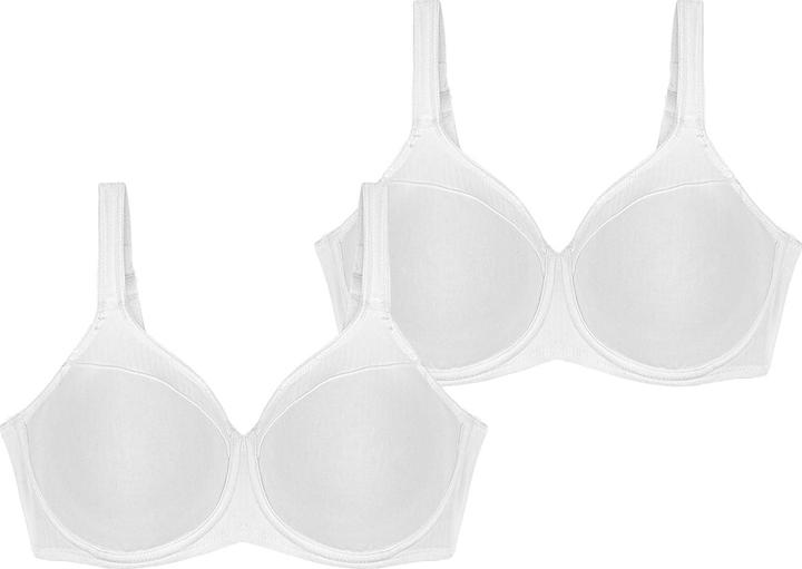 Immagine prodotto Triumph Reggiseno moderno Soft+Cotton con ferretto (95 C, Confezione da 2)