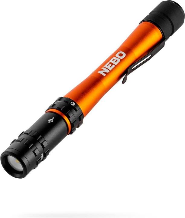 Actual product image Nebo MASTER SERIES PL500, LED penlight, 5 modes, IP67, lithium-ion battery 10850, 750 mAh, USB charging (16.50 cm, 500 lm)