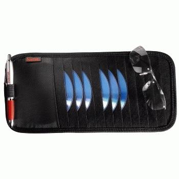 Produktbild Hama Sonnenblendentasche 12 CD, Schwarz