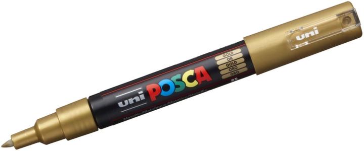 Produktbild Posca Marker PC-1M Rundspitze (Gold, Schwarz, 0.70 mm, 1 x)