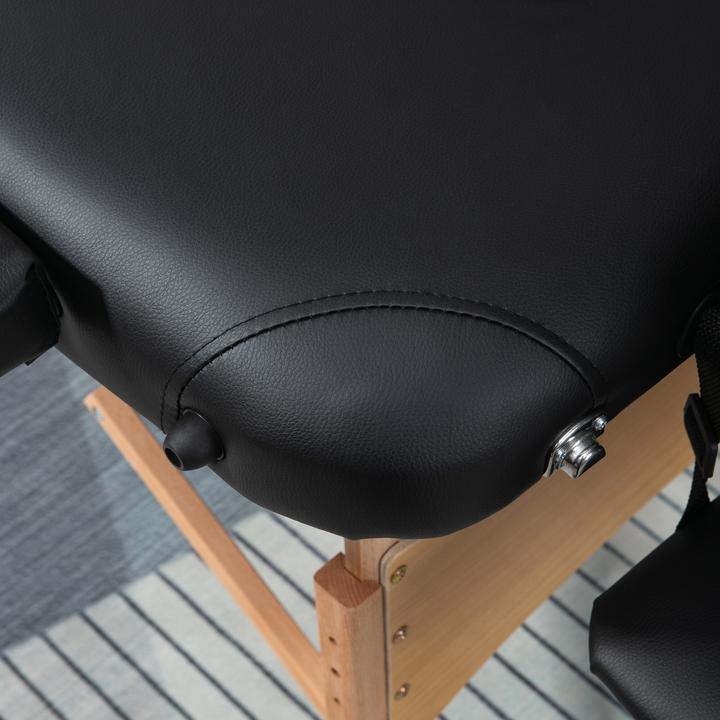 Actual product image Homcom Massage table with headrest and carrying handles