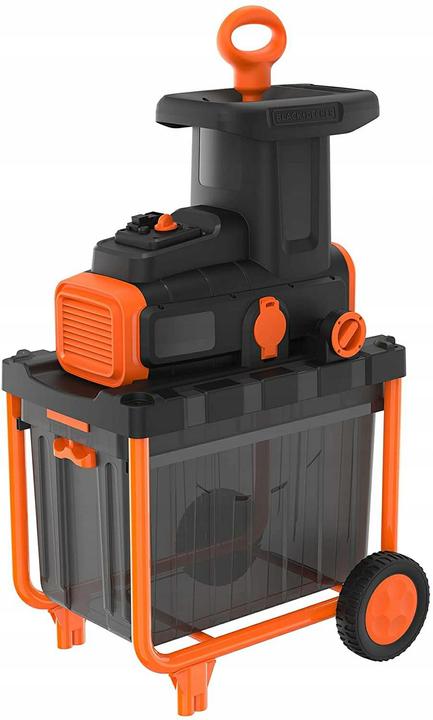 Black & Decker Trituratore elettrico silenzioso, 2800W