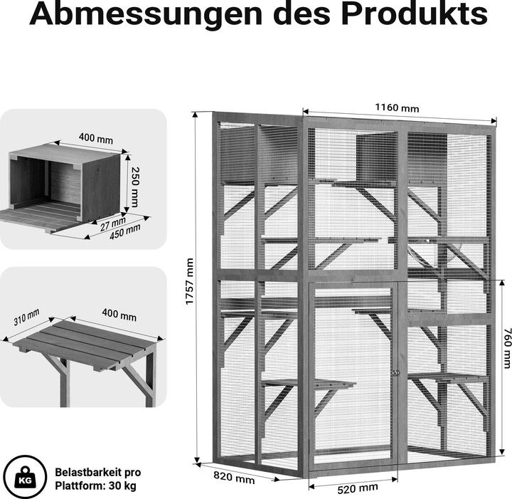 Image du produit Wiltec Enclos pour chats