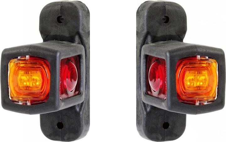 Produktbild Wiltec 2x 4 LED Marker Begrenzungsleuchte 12V Positionsleuchte Seitenmarkierung