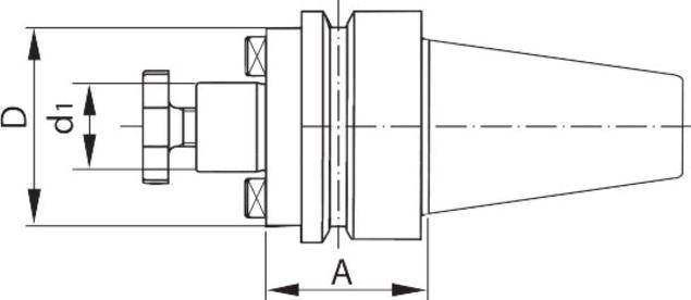 Immagine prodotto Eroglu Portafrese con trascinatore frontale con foro per LR, Forma ADB BT 40 corto