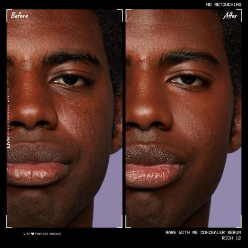 Actual product image NYX Professional Make-Up Bare With Me Concealer Serum (13 Deep)