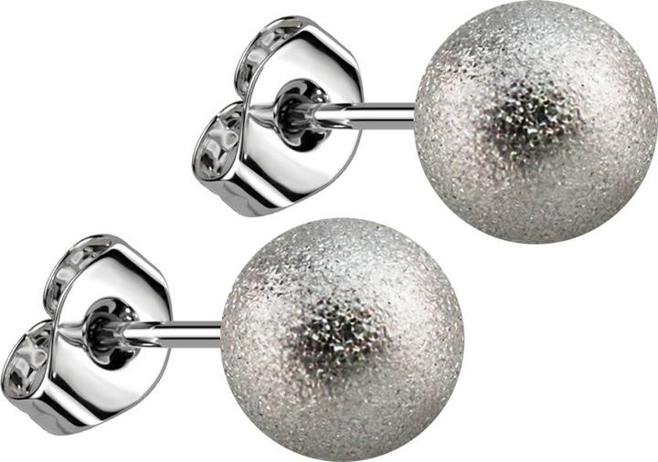 Immagine prodotto Star Piercing Orecchini con pallina in argento specchiato (Acciaio chirurgico 316L, senza ottone)
