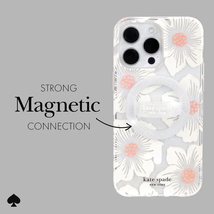 Actual product image Kate Spade Magnetischer Schlaufengriff – MagSafe Fingergriff (The Sparkle Silver)