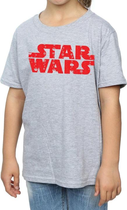 Immagine prodotto Star Wars Christmas Logo Maglietta Ragazze (152, 158)