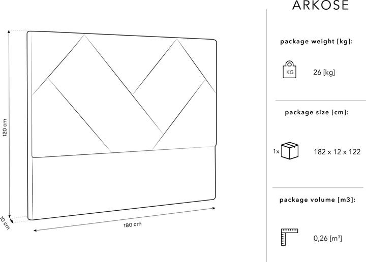 Produktbild Micadoni Arkose (180 x 10 x 120 cm)