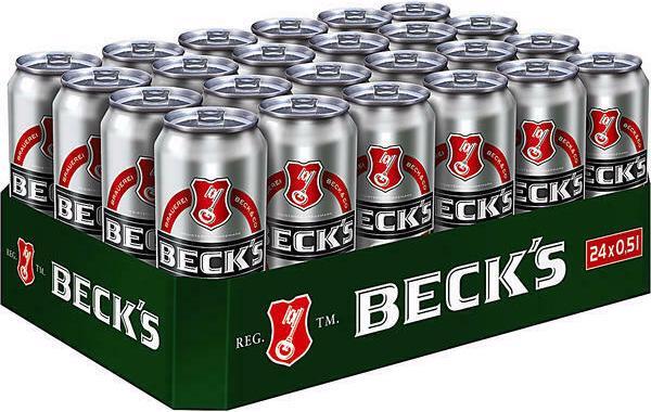 Beck’s Bière blonde (24 x 50 cl)
