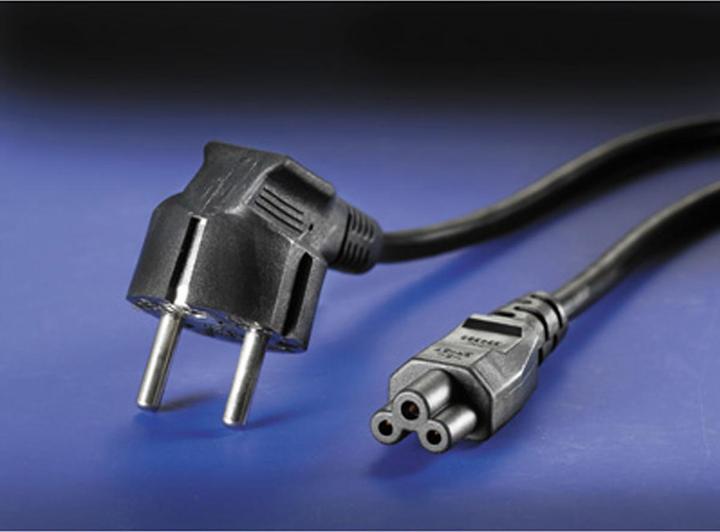 Actual product image Roline Schuko power cable angled (1.80 m)