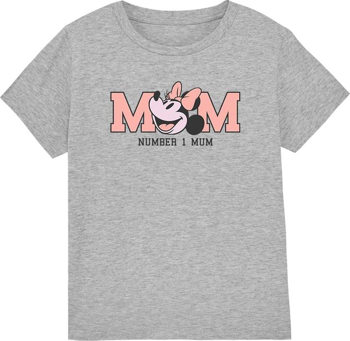 Actual product image Disney Childrens/Kids Number 1 Mum Minnie Mouse Mothers Day T-Shirt (116)