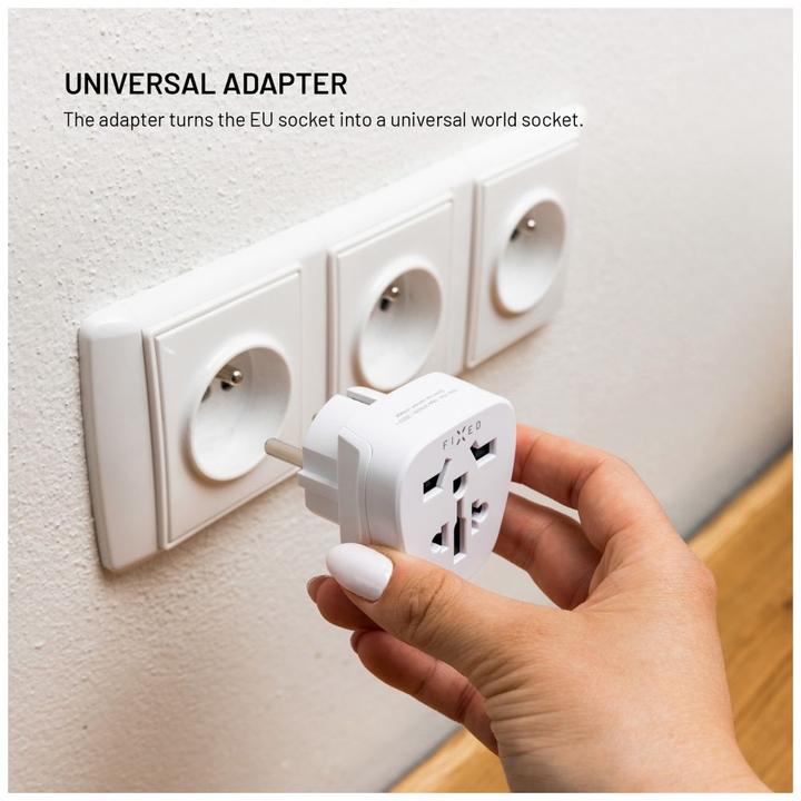 Productafbeelding Fixed EU Adapter, wit