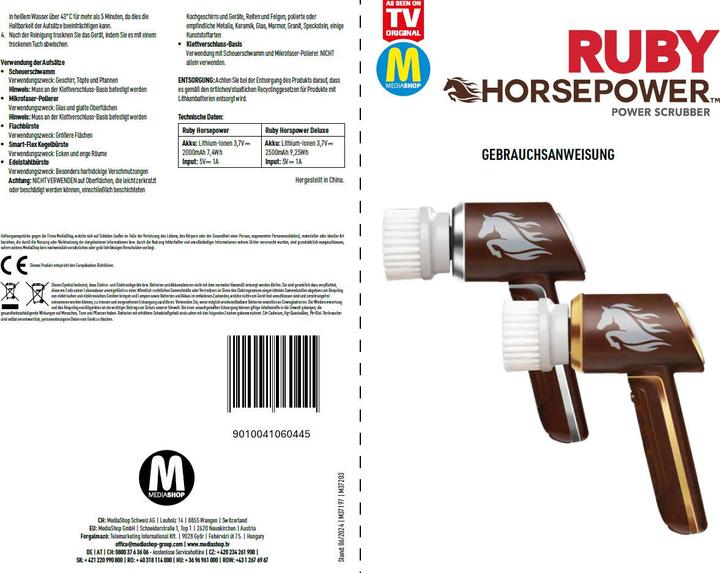 Actual product image MediaShop Horse Power Scrubber rotary brush (1 pcs.)