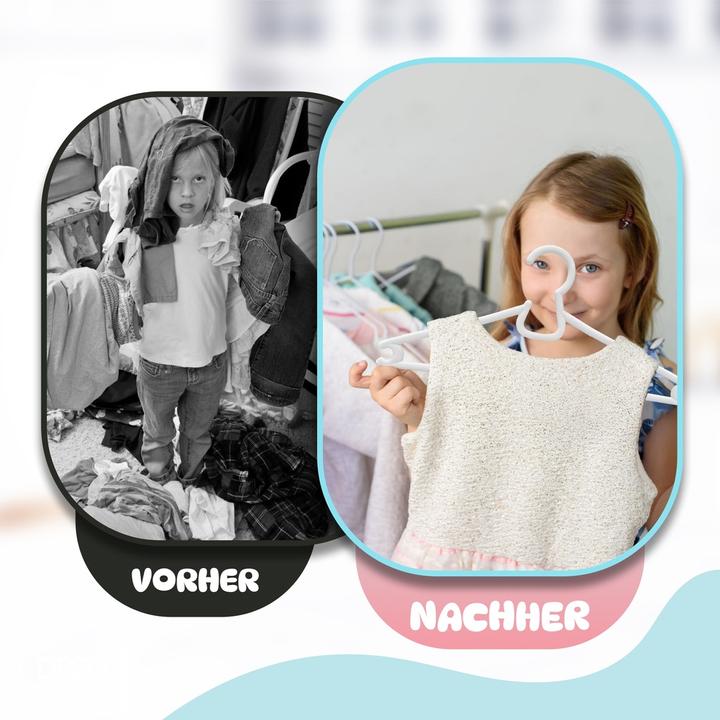 Produktbild DecoBella Kleiderbügel für Baby & Kinder (6 x)