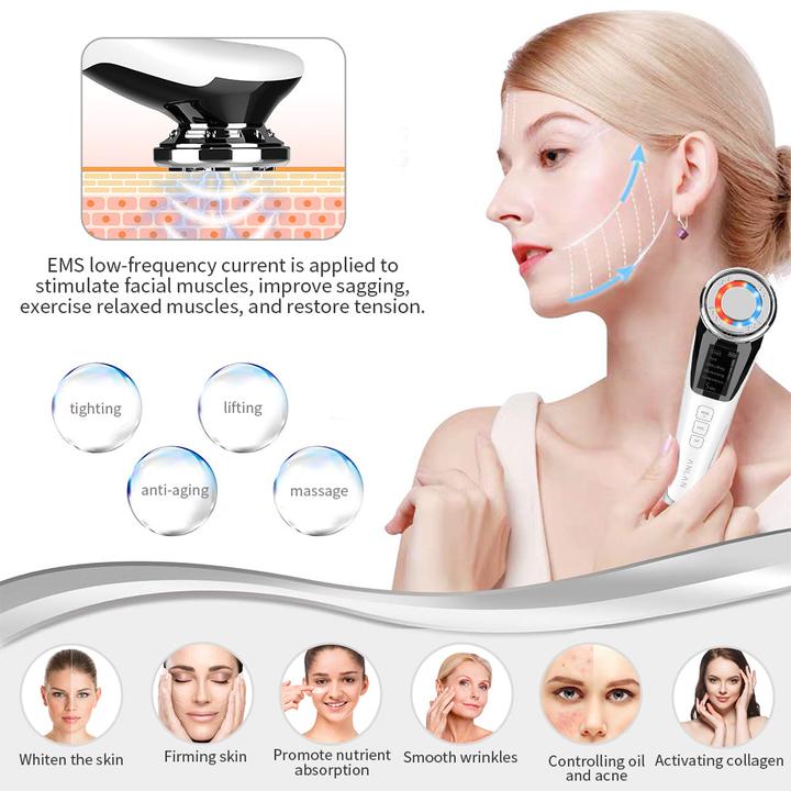 Actual product image Anlan EMS facial massager
